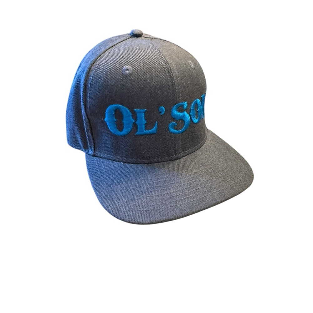 Dale Brisby Ol’Son Gray and Blue Flat Billed Snapback Cap